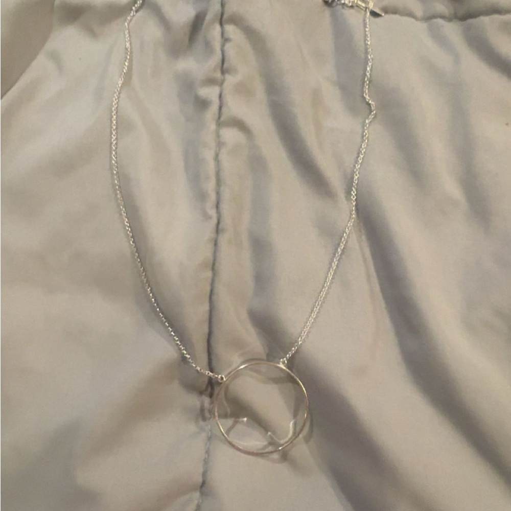 & Other Stories Silver Circle Necklace